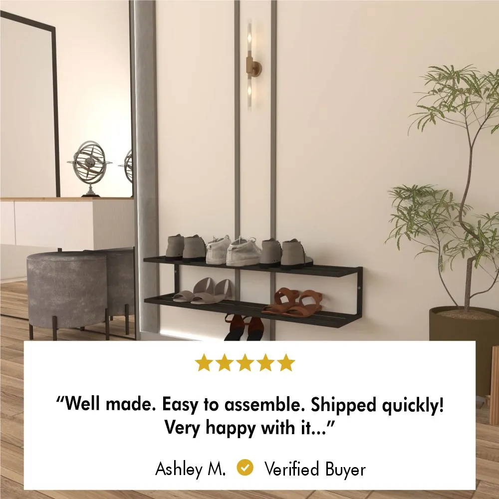 2 Tier Metal Shoe Storage