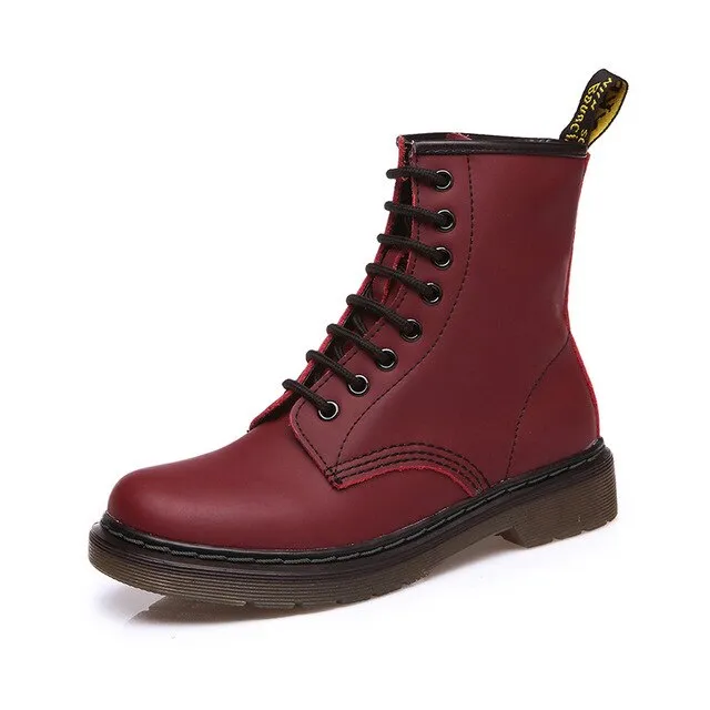 2020 Boots Women Genuine Leather Shoes For Winter Boots Shoes Woman Casual Spring Genuine Leather Botas Mujer Female Ankle Boots