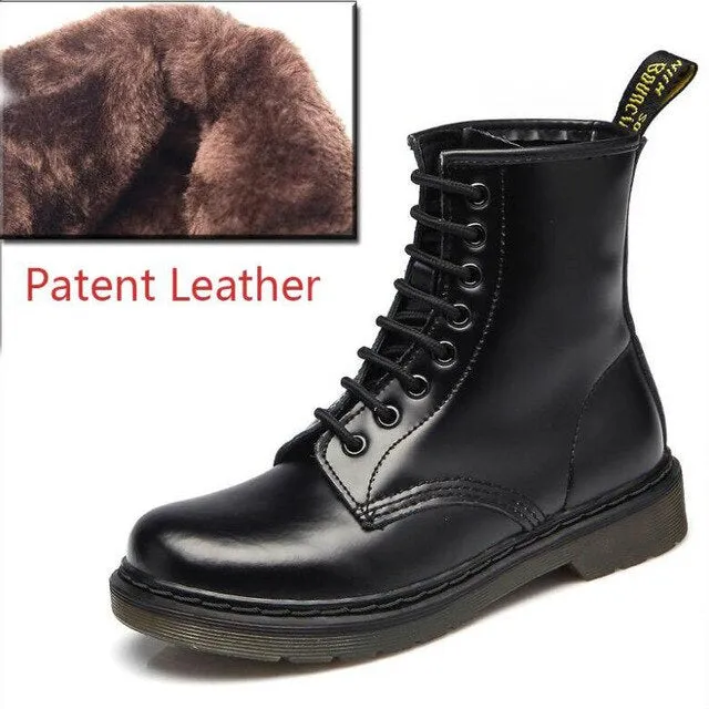 2020 Boots Women Genuine Leather Shoes For Winter Boots Shoes Woman Casual Spring Genuine Leather Botas Mujer Female Ankle Boots