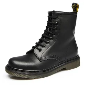 2020 Boots Women Genuine Leather Shoes For Winter Boots Shoes Woman Casual Spring Genuine Leather Botas Mujer Female Ankle Boots