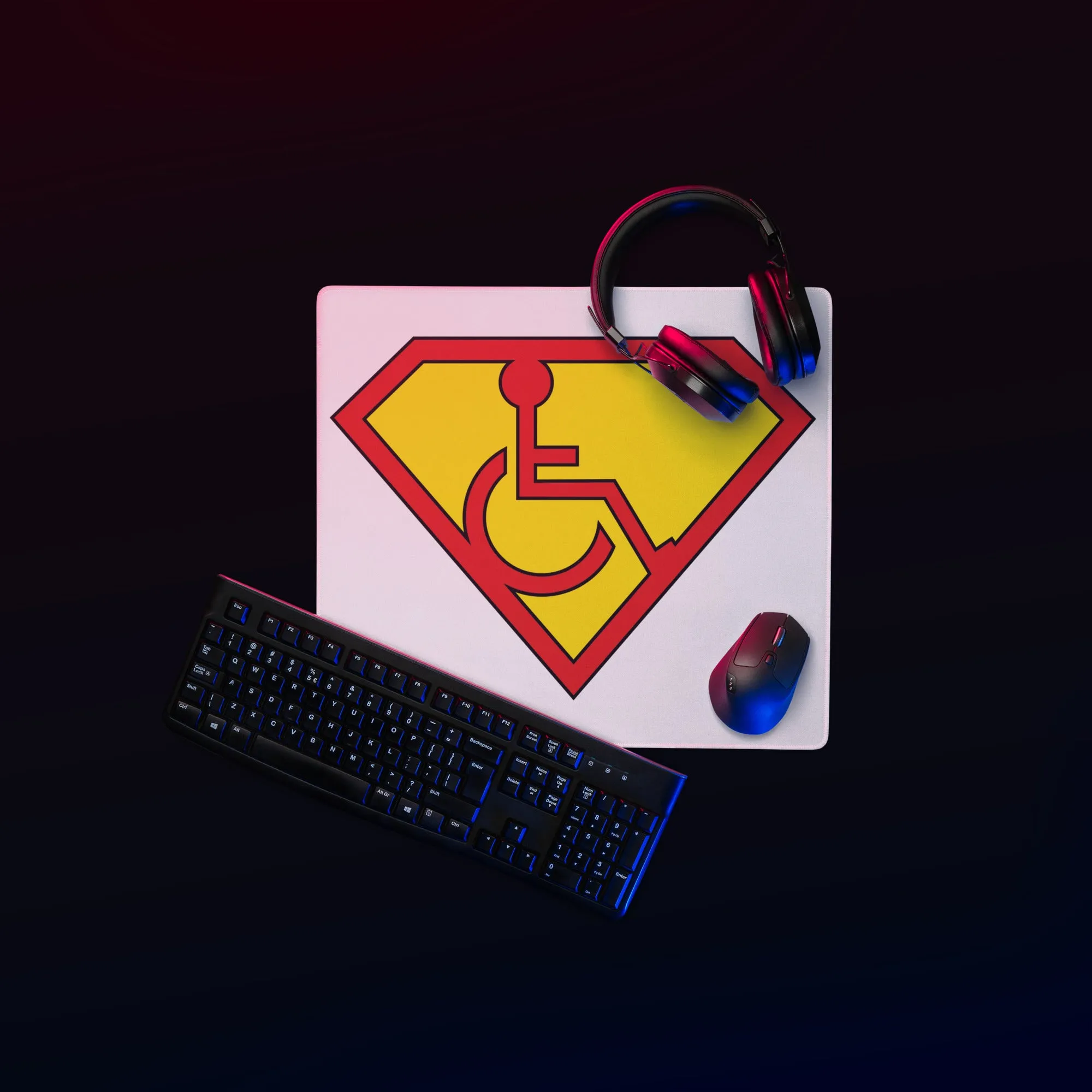 Adaptive Logo (Colored 1.0) Gaming Mouse Pad