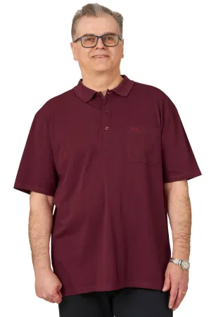 Adaptive Polo Shirt - Ralfie | Burgundy