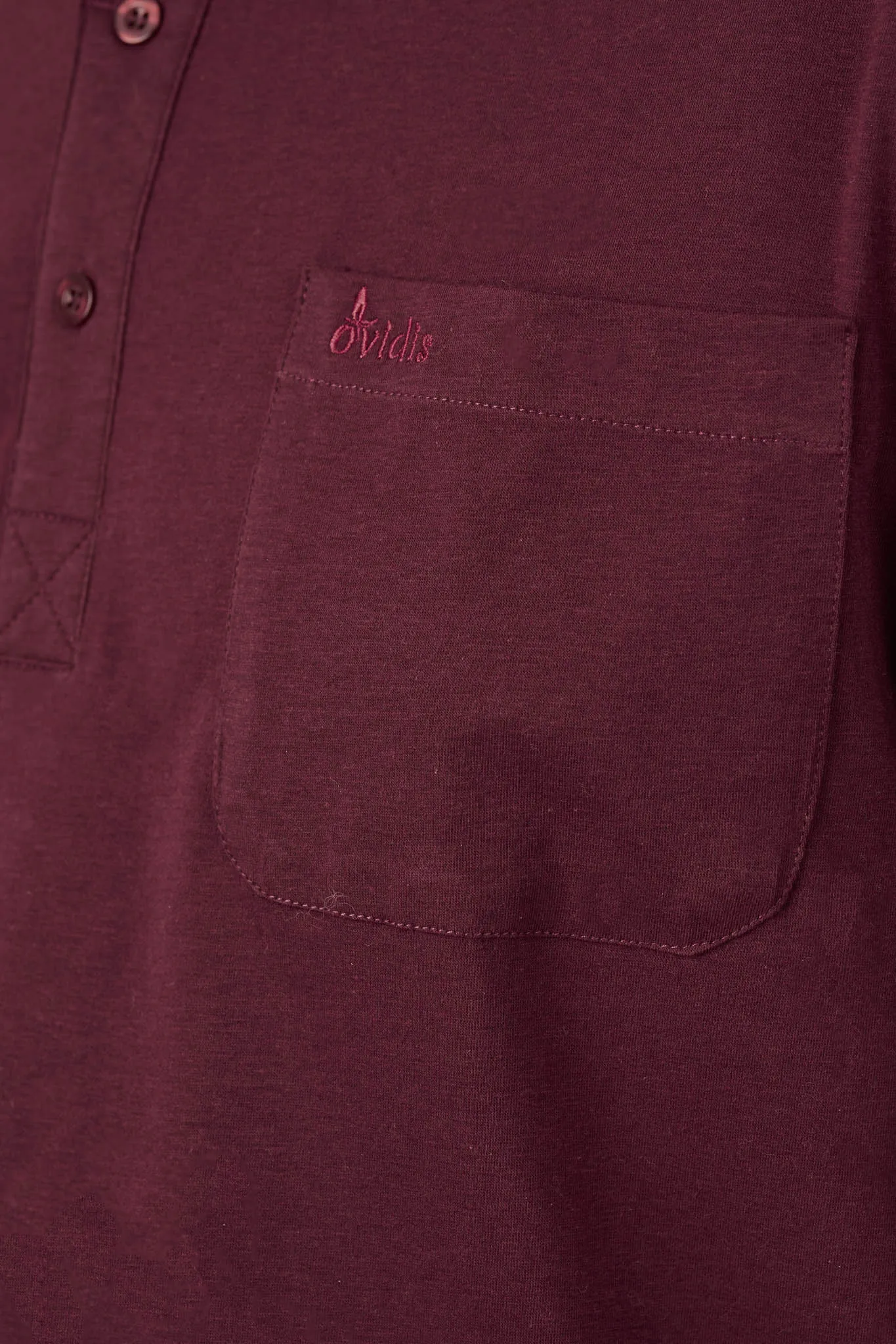 Adaptive Polo Shirt - Ralfie | Burgundy