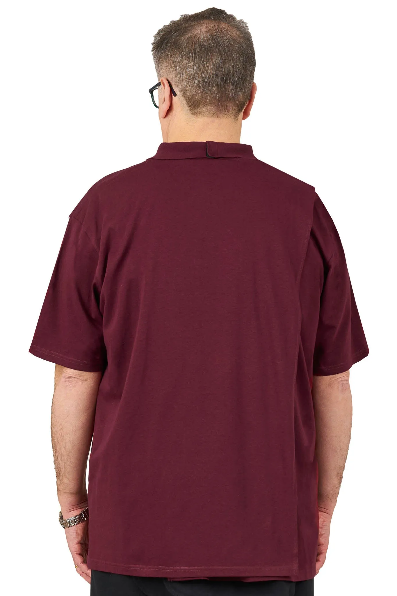 Adaptive Polo Shirt - Ralfie | Burgundy