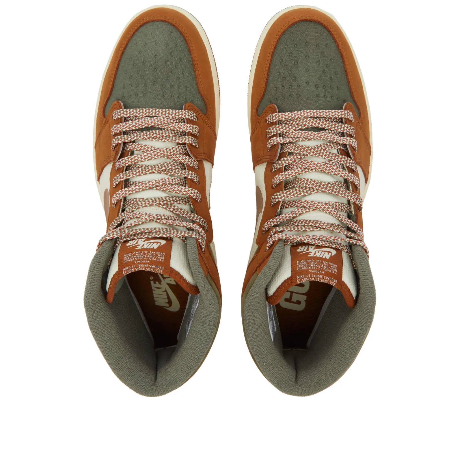 Air Jordan 1 Element in Coffee, Olive & Red
