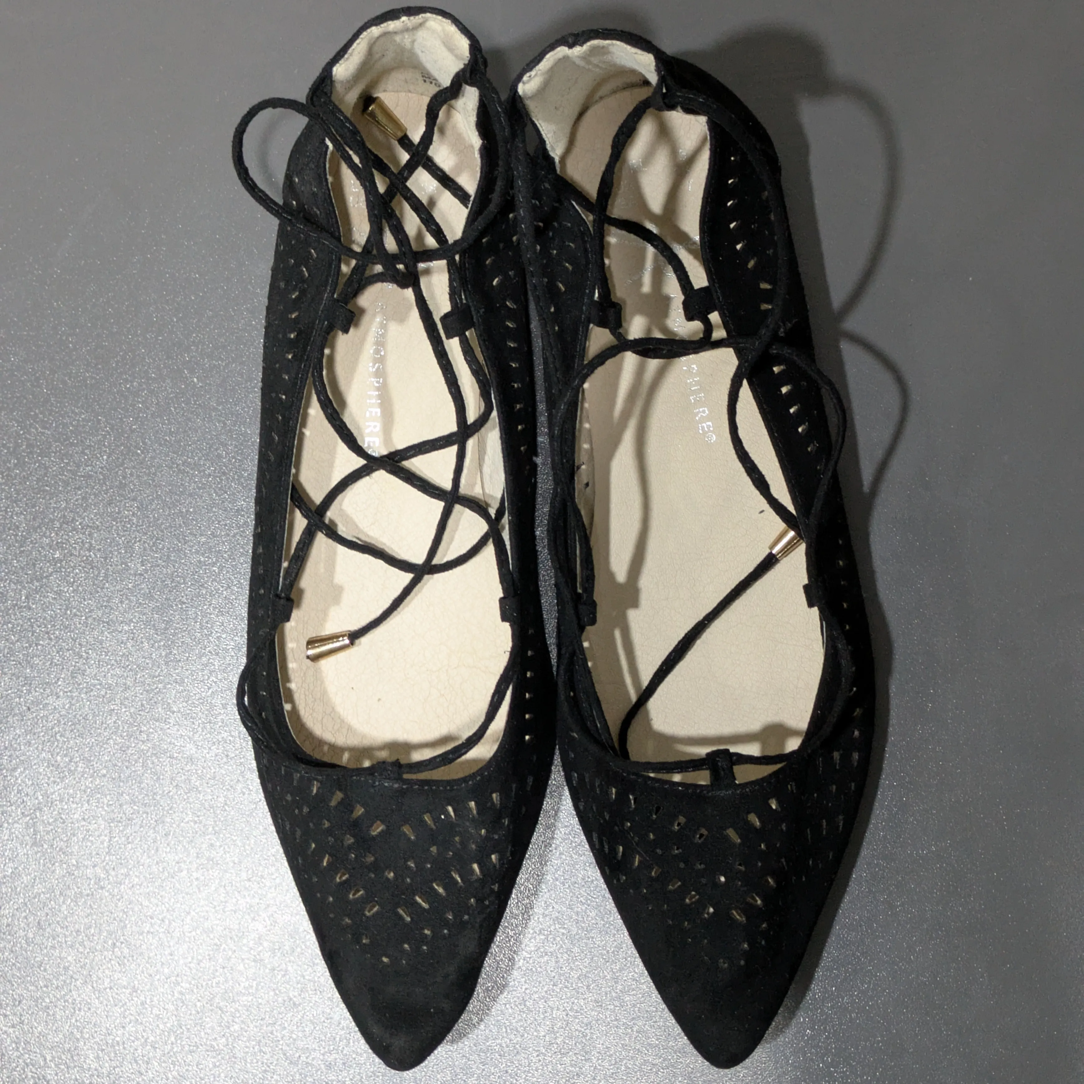 Atmosphere Black Sandals (Inspired by Ted Baker Cerez) Size UK 5 / EU 38 / US 7