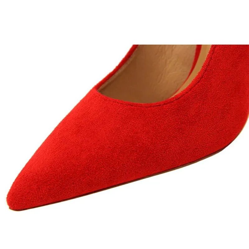 Basic Bow-Knot Pumps High Heels Stiletto for Ladies