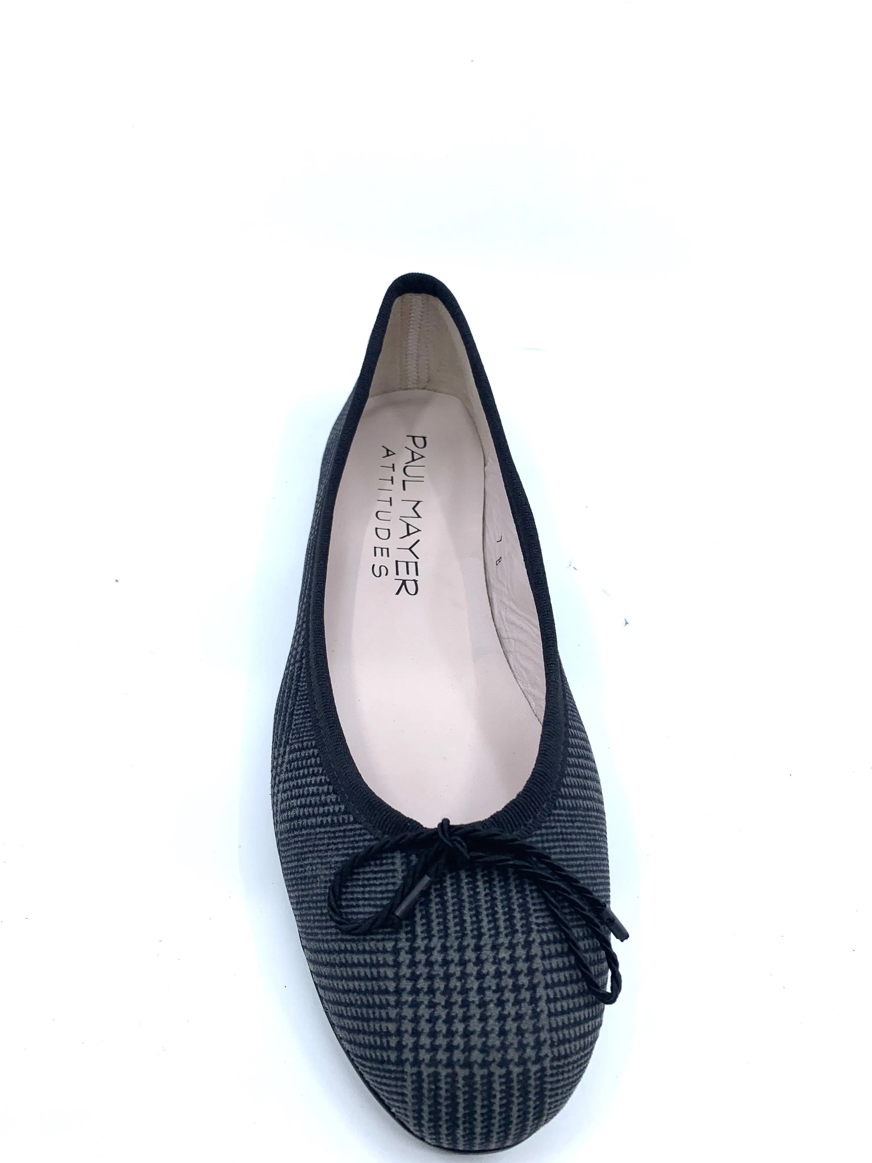 Bingo Wales Grey Frabric Paul Mayer Flats