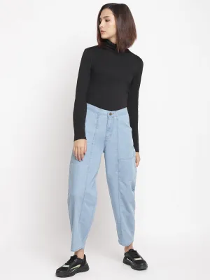 Blue Slouchy Fit Jeans