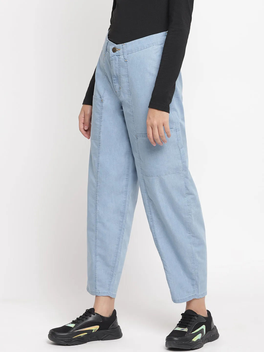 Blue Slouchy Fit Jeans
