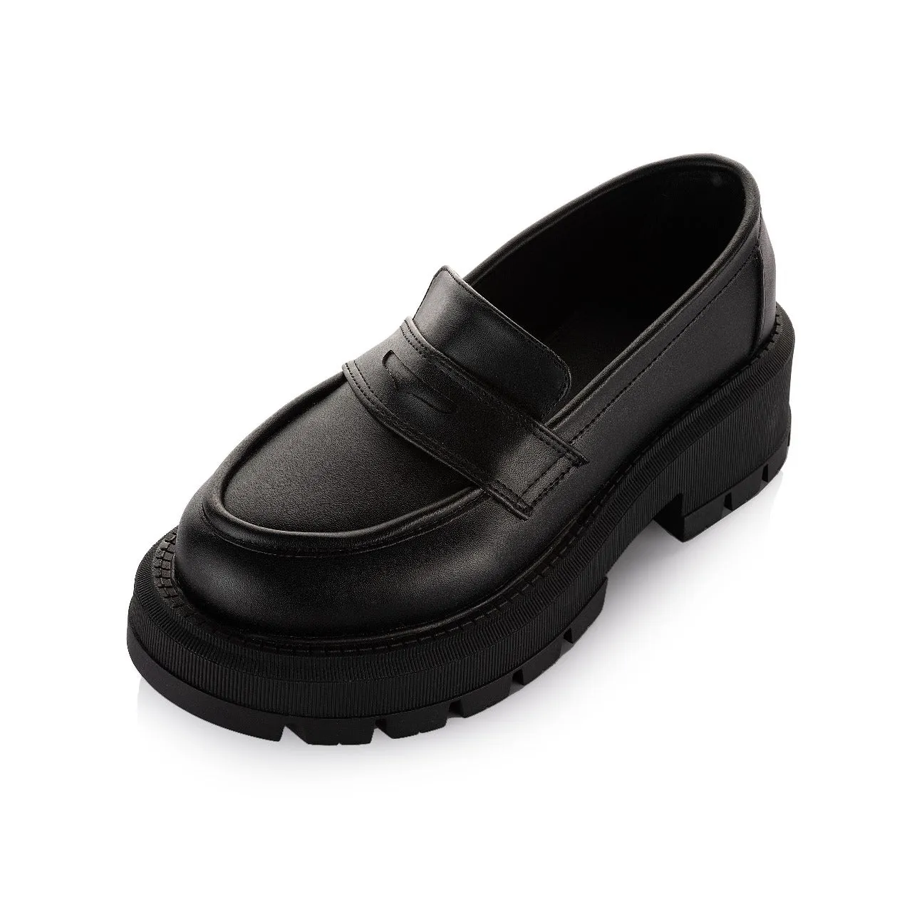 Bordeaux Suede Platform Loafer
