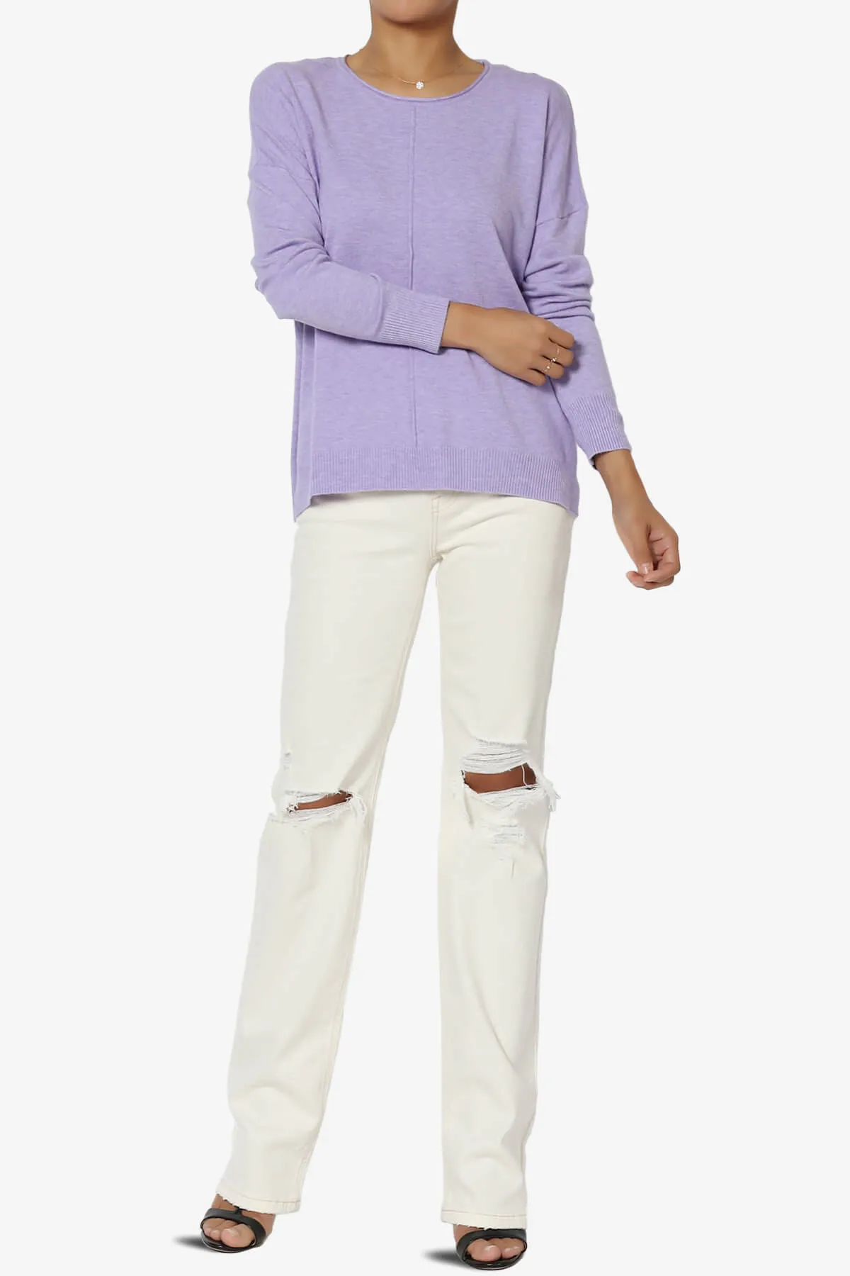 Carolina Long Sleeve Relaxed Fit Knit Top