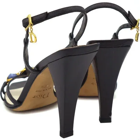 CHRISTIAN DIOR JEWELED PIEDRA SANDALS