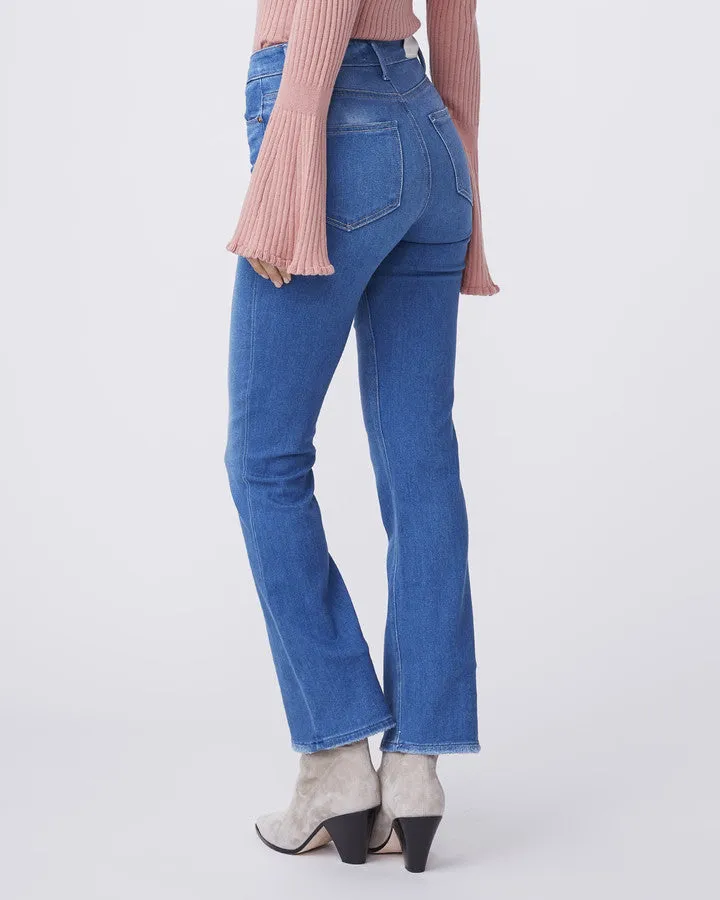 CLAUDINE HIGH RISE ANKLE FLARE TOUR DISTRESSED