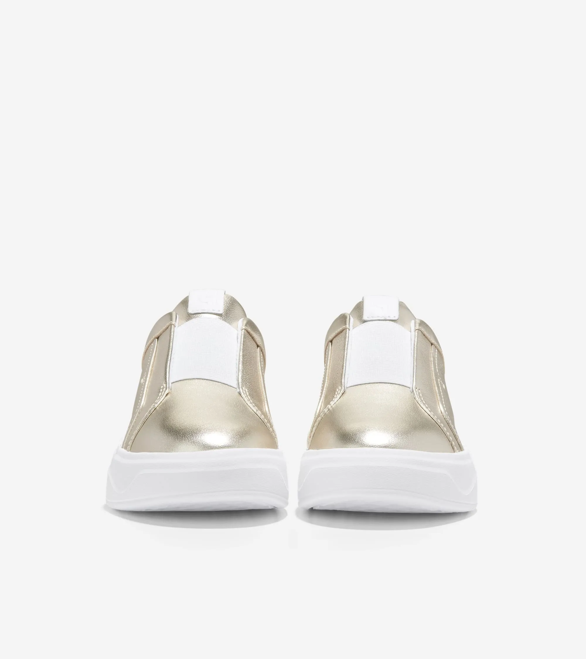 Cole Haan Grandpro Demi Slip On Sneaker Gold Talca/Optic White Low Top Shoes