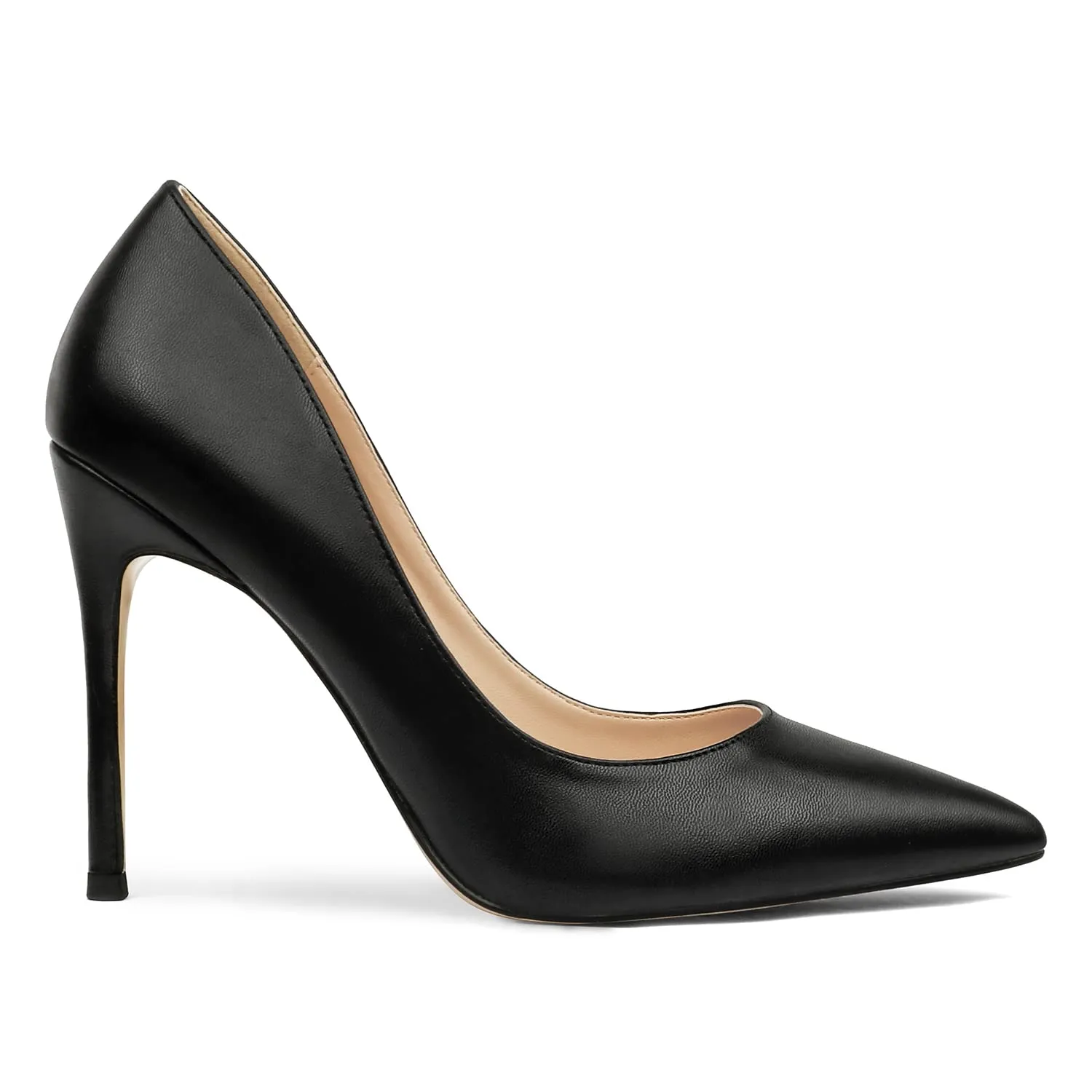 COLETER Fashion High Heel Pointy Toe Dress Shoes Slip on Stiletto Pointy Toe Pumps
