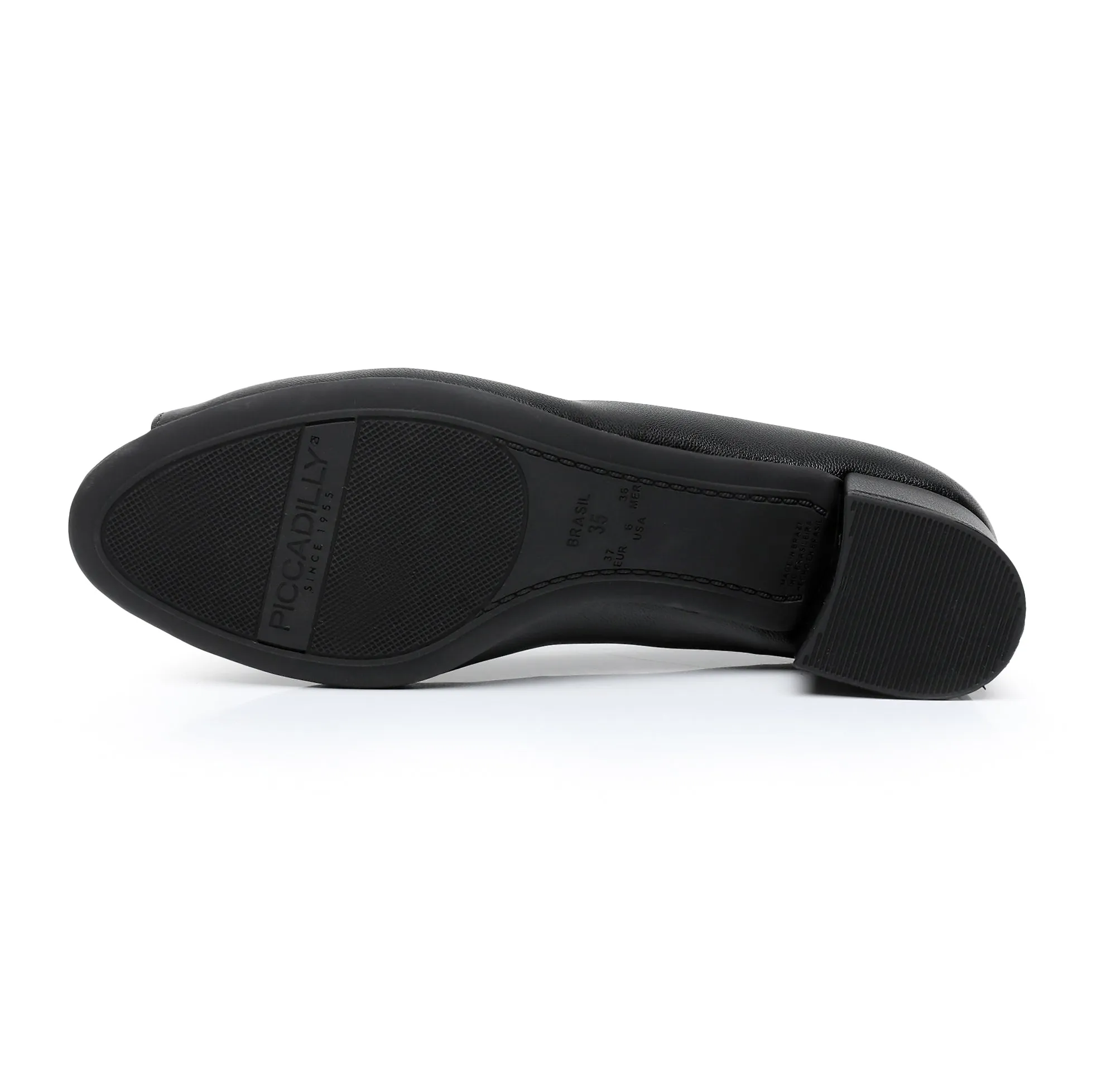 Elegant Peep Toe Pumps - Black (114.046)