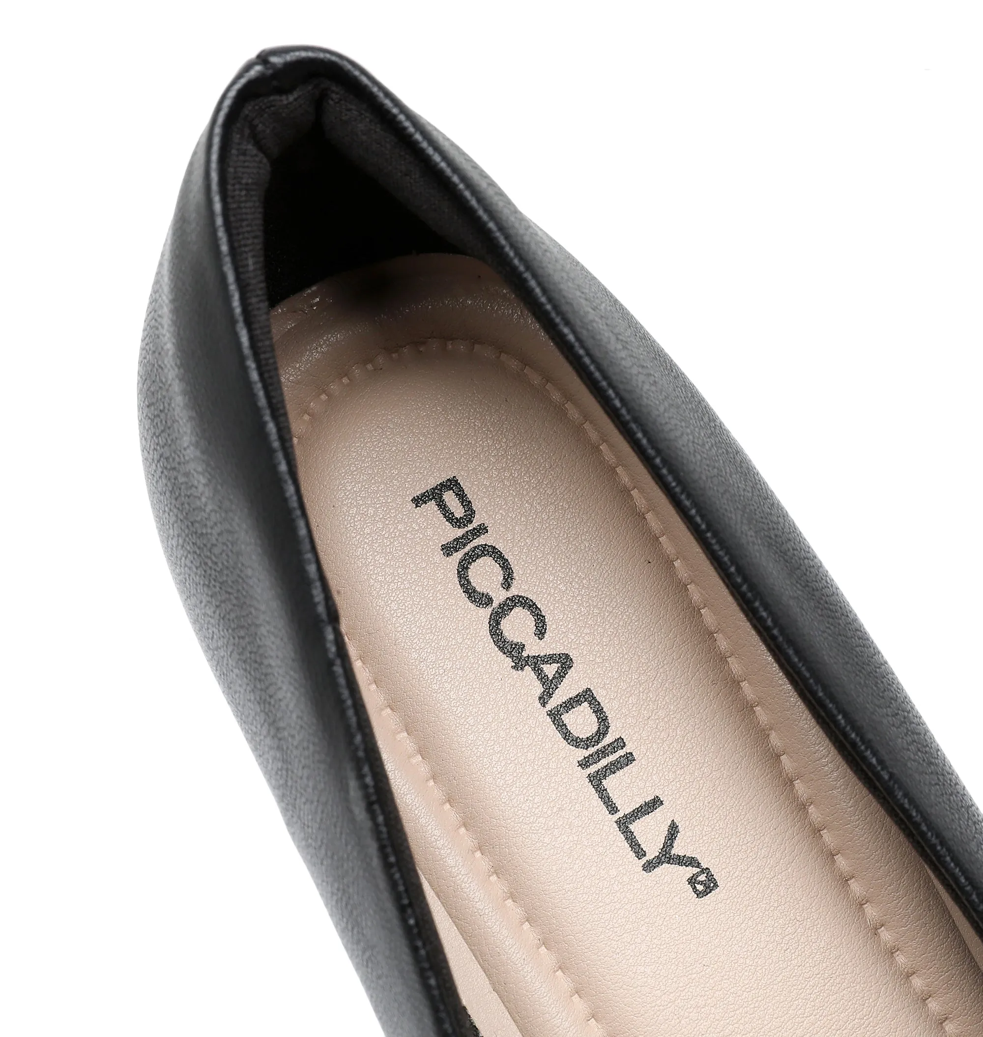 Elegant Peep Toe Pumps - Black (114.046)