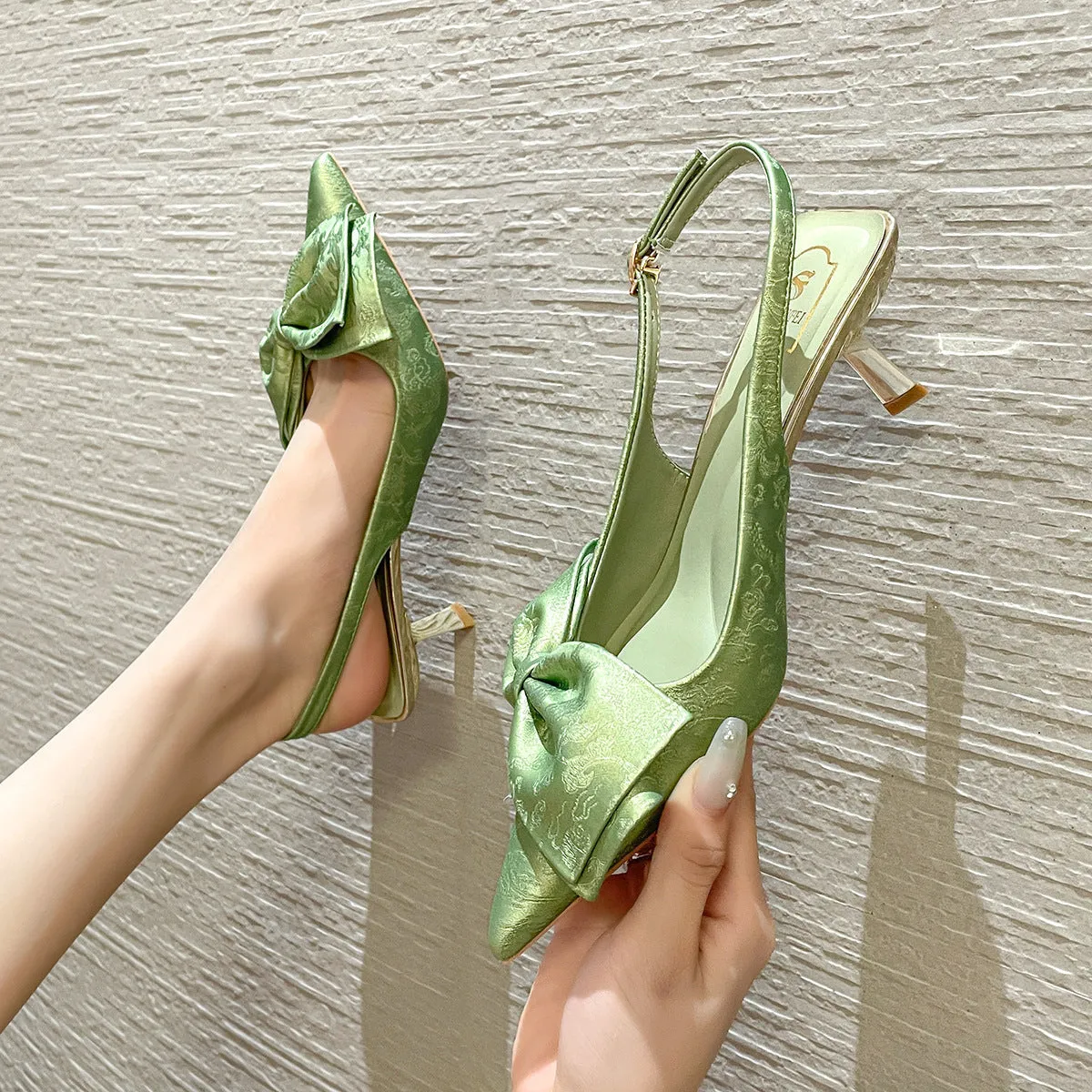 Elegant Satin Pumps
