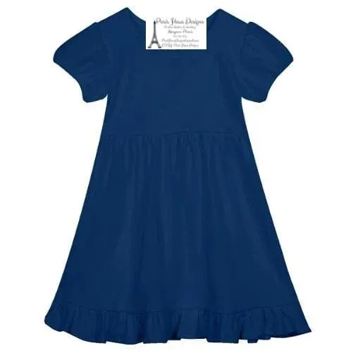 Girls Bluebonnet  Boots Monogram Dress