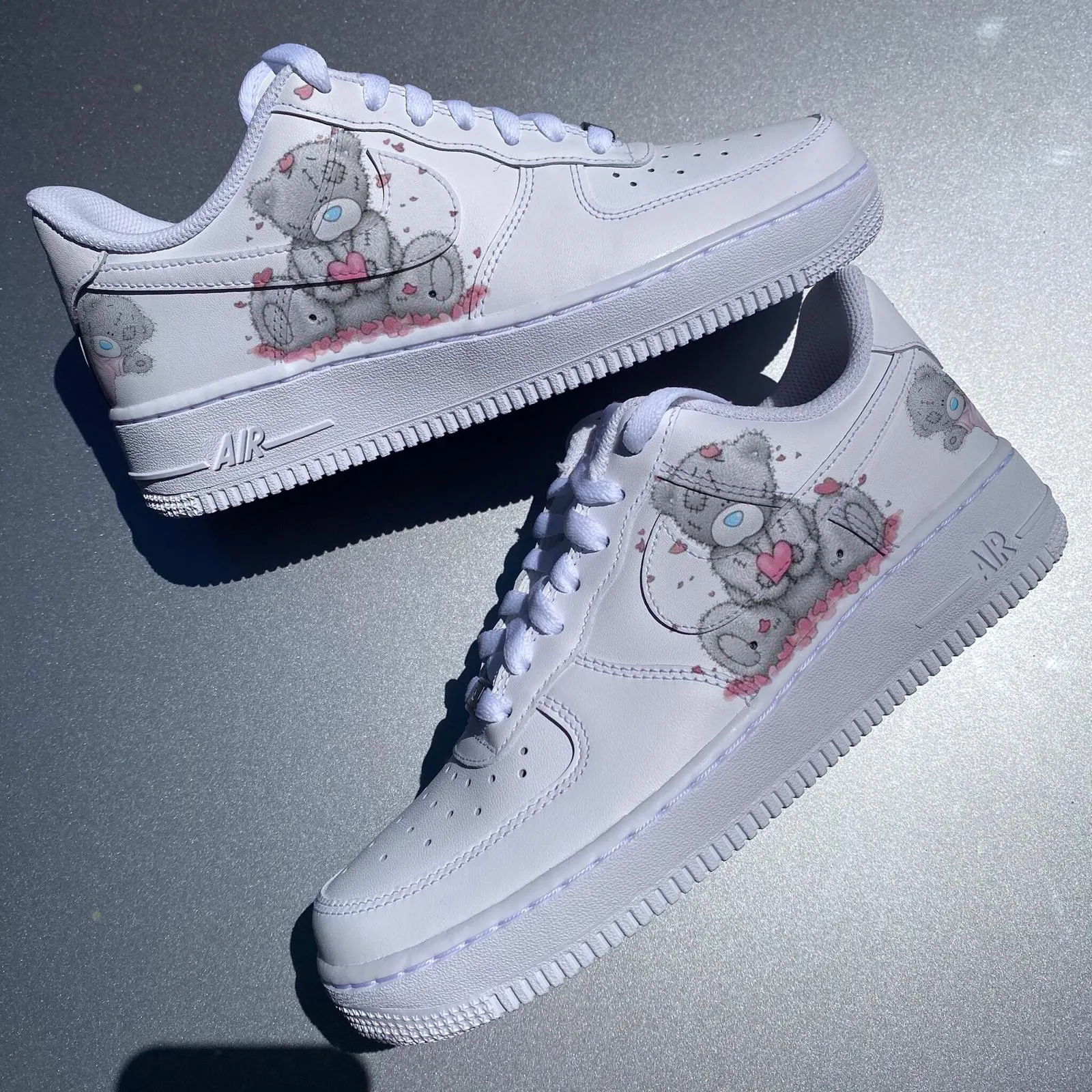 Grey Love Bear AF1