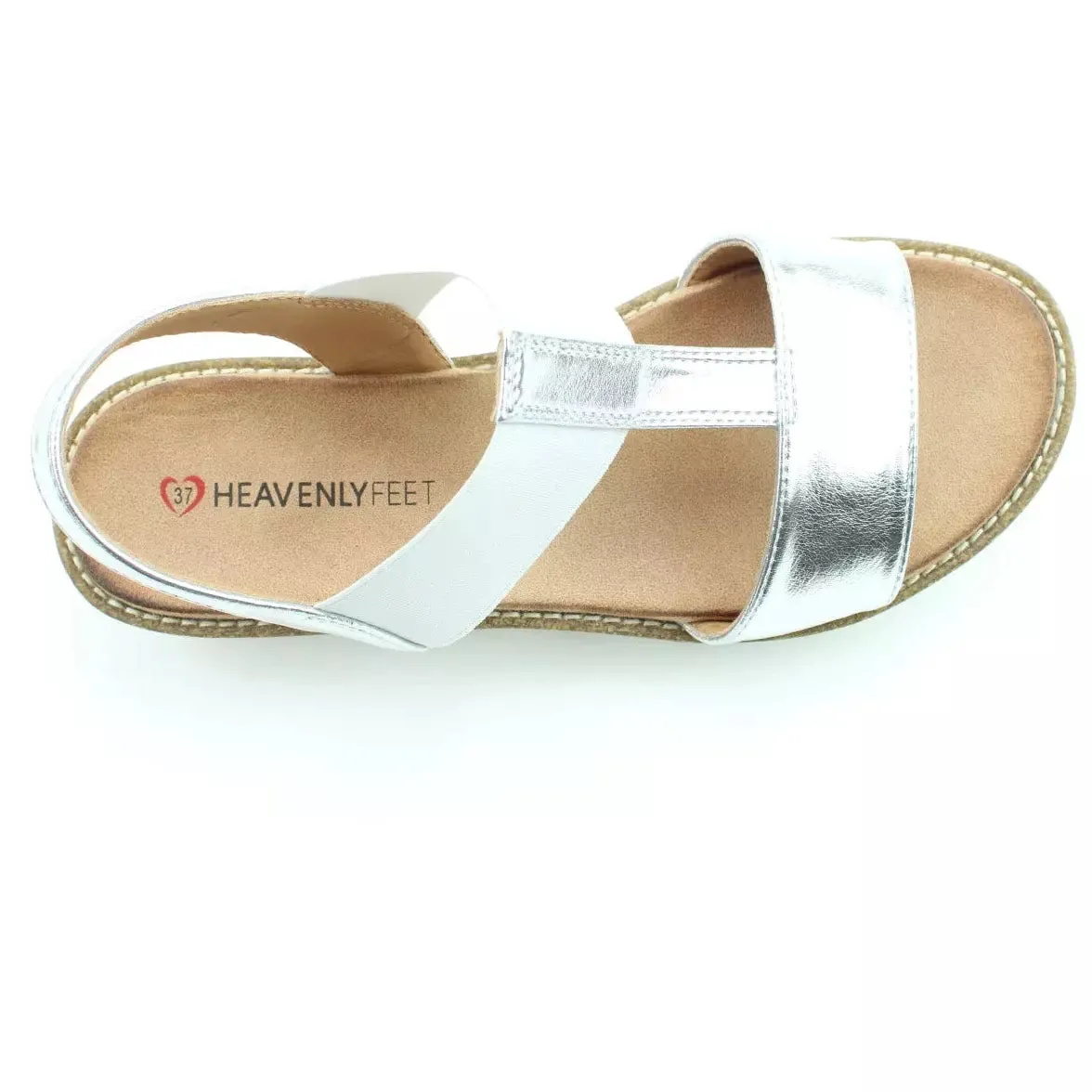 Heavenly Feet Ritz SILVER Sandal