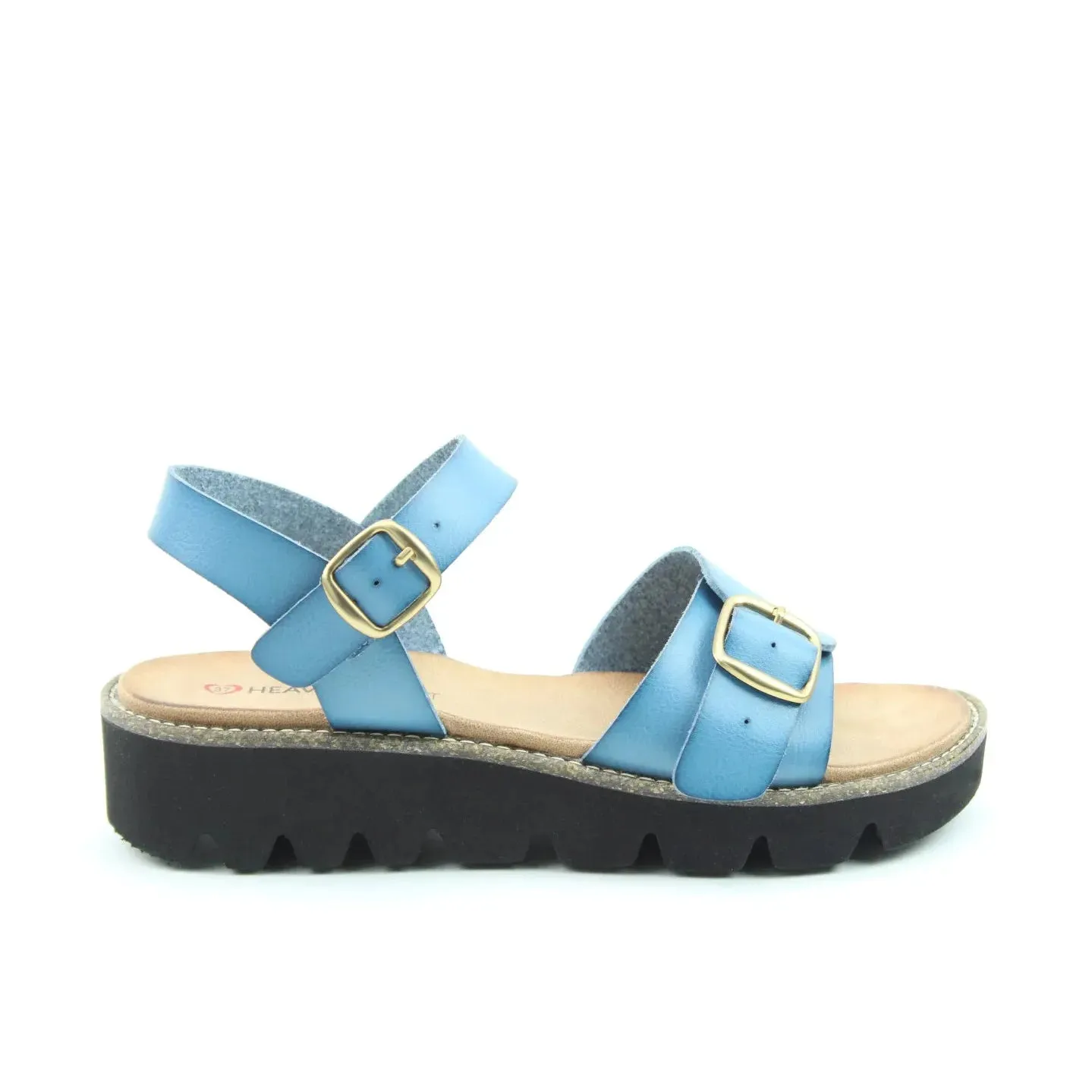 Heavenly Feet Trudy Blue Ladies Casual Comfort Sandals