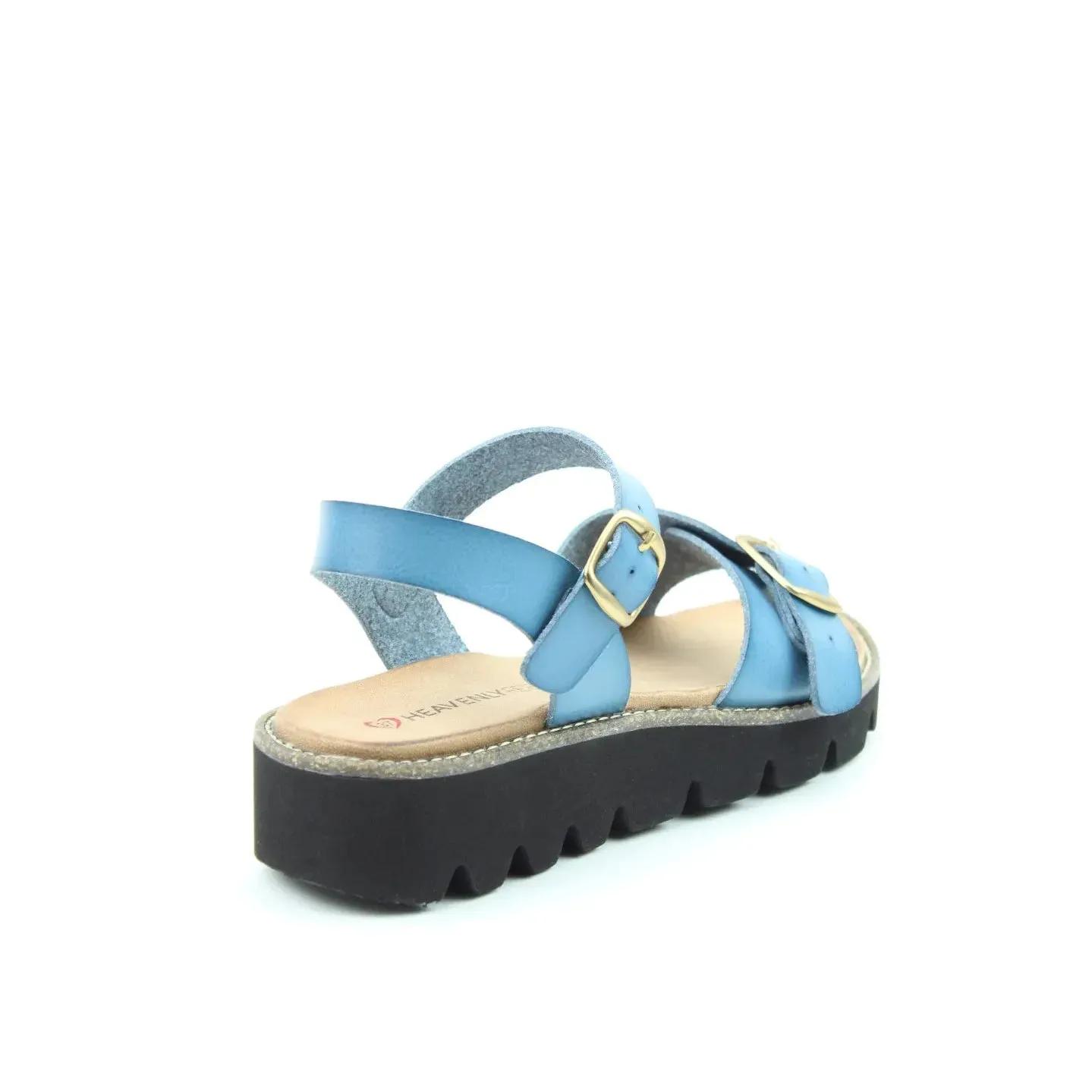 Heavenly Feet Trudy Blue Ladies Casual Comfort Sandals