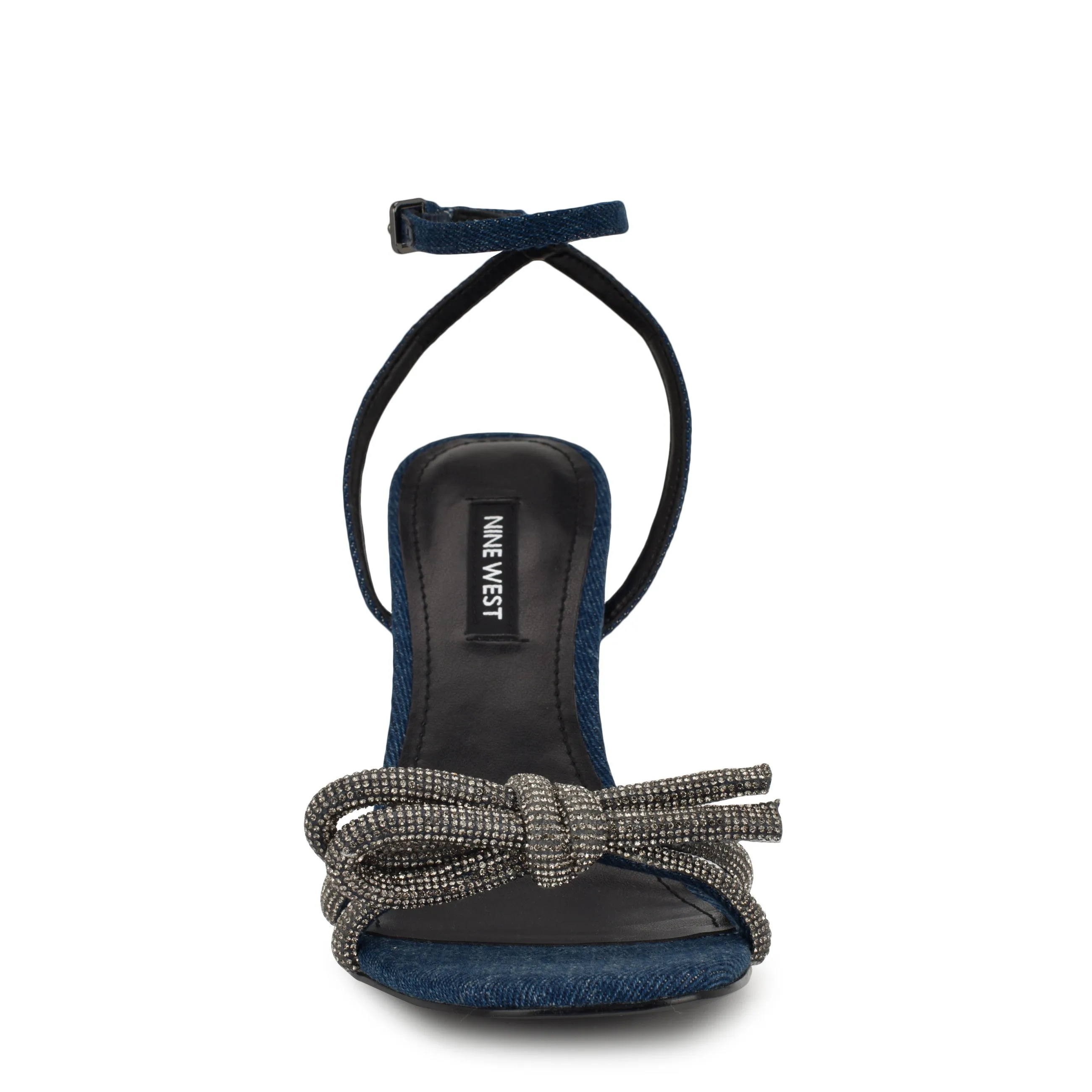 Ivid Rhinestone Bow Sandals