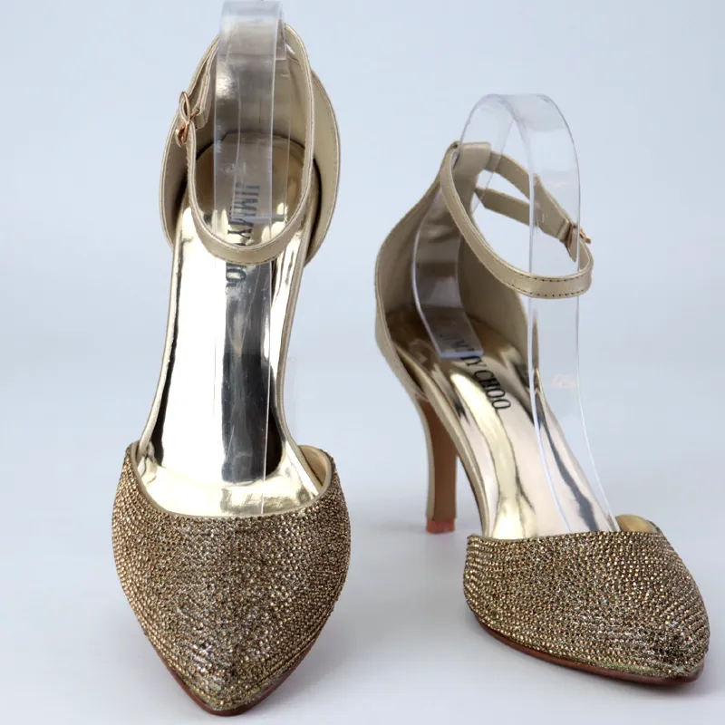 JC Pumps Rhinestone Stiletto Ankle Strap Sandal #4538 #22