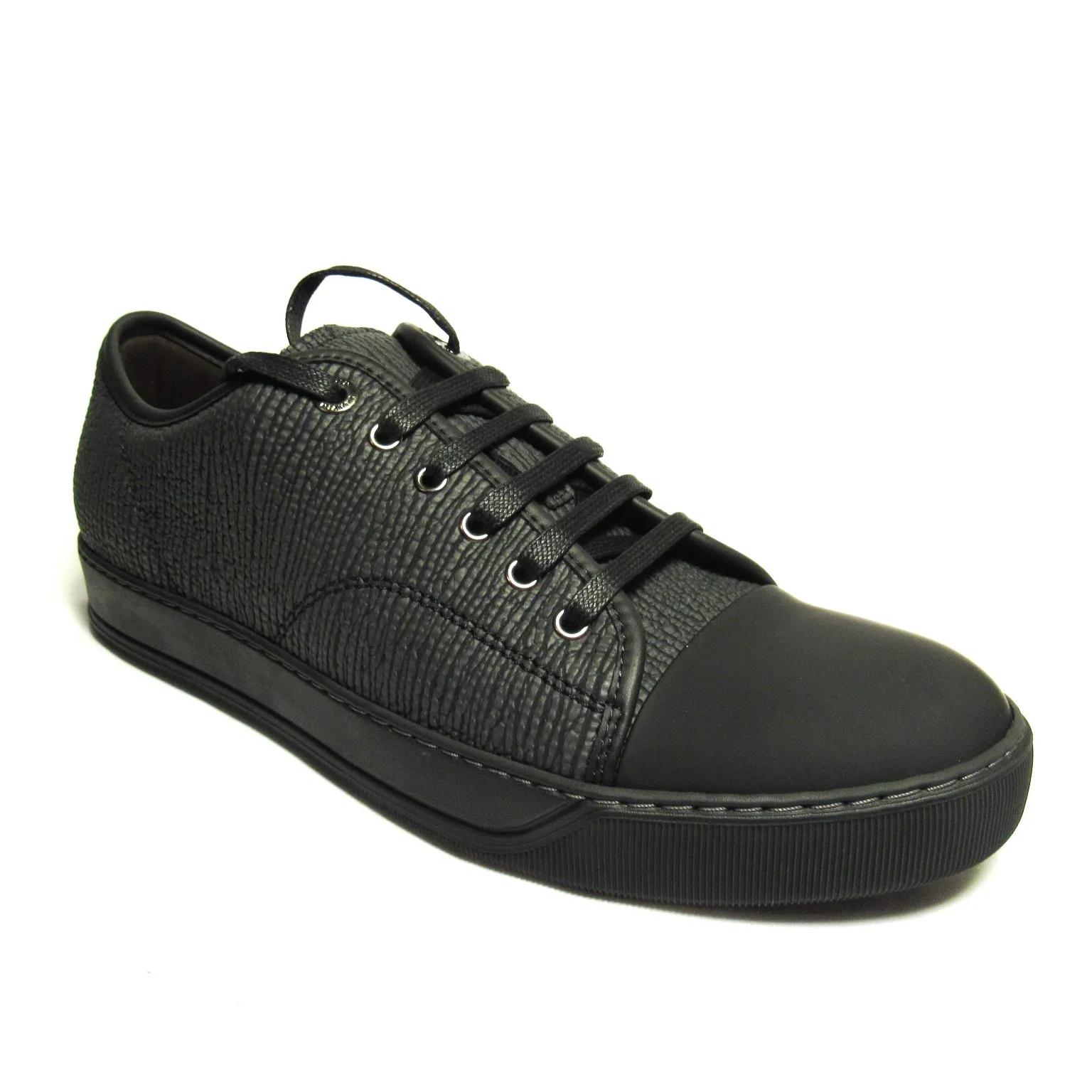 Lanvin Textured Low Top Sneakers