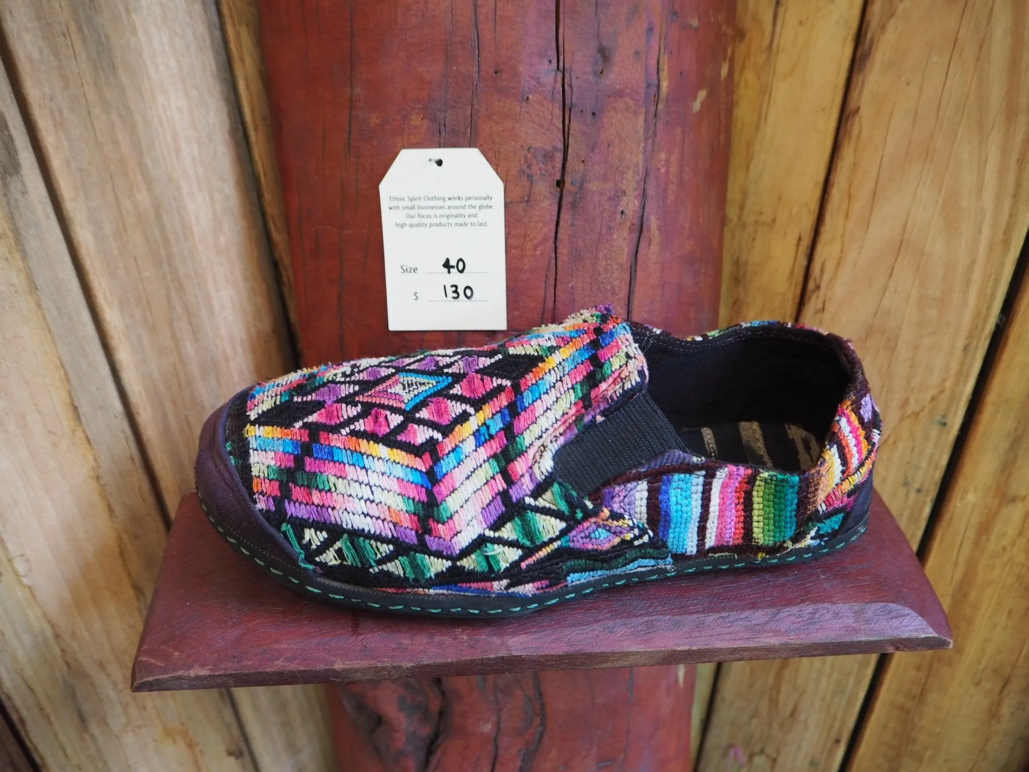Last of a Kind - Rainbow diamonds slip-ons