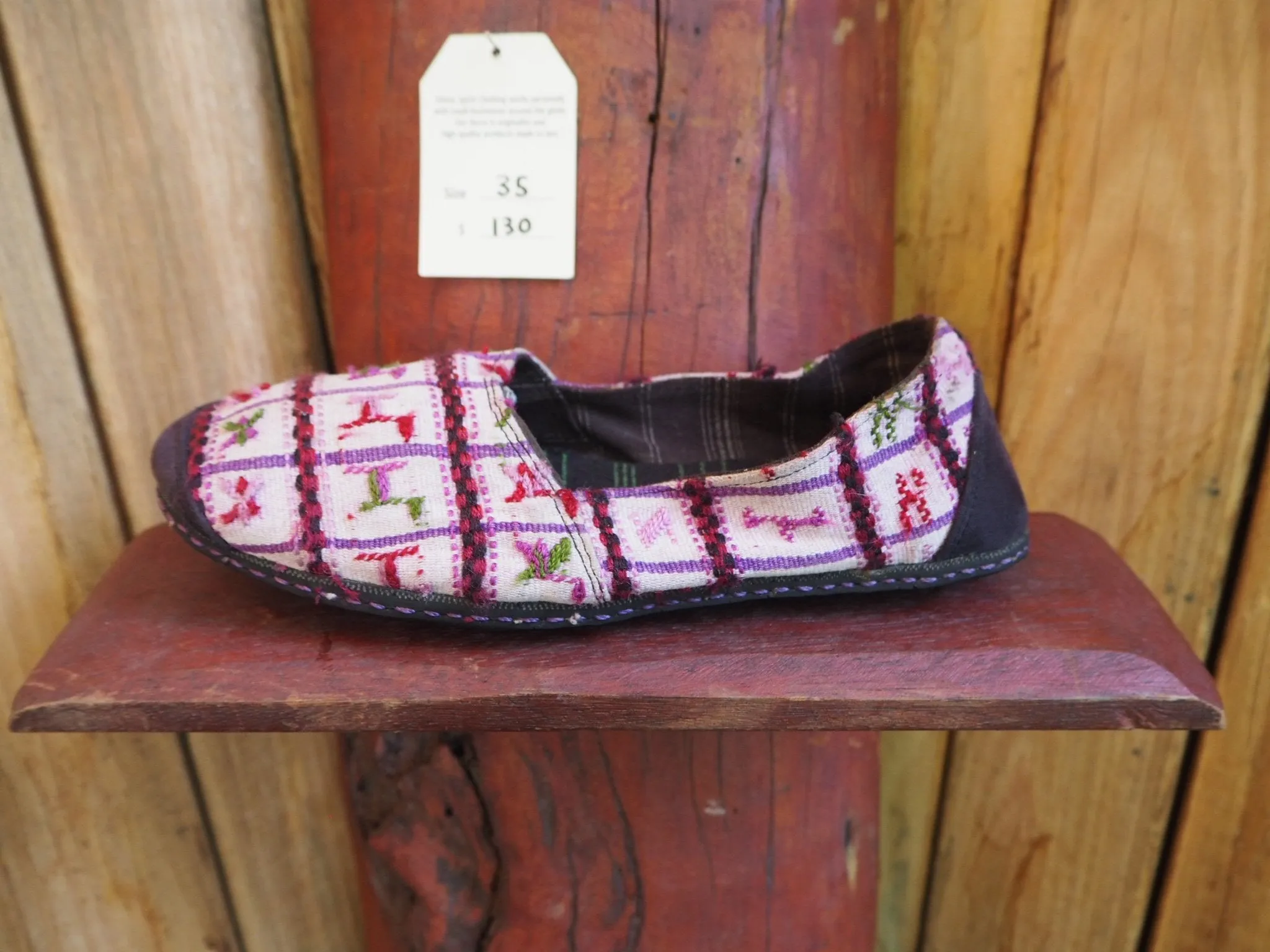 Last of a Kind - Rainbow diamonds slip-ons