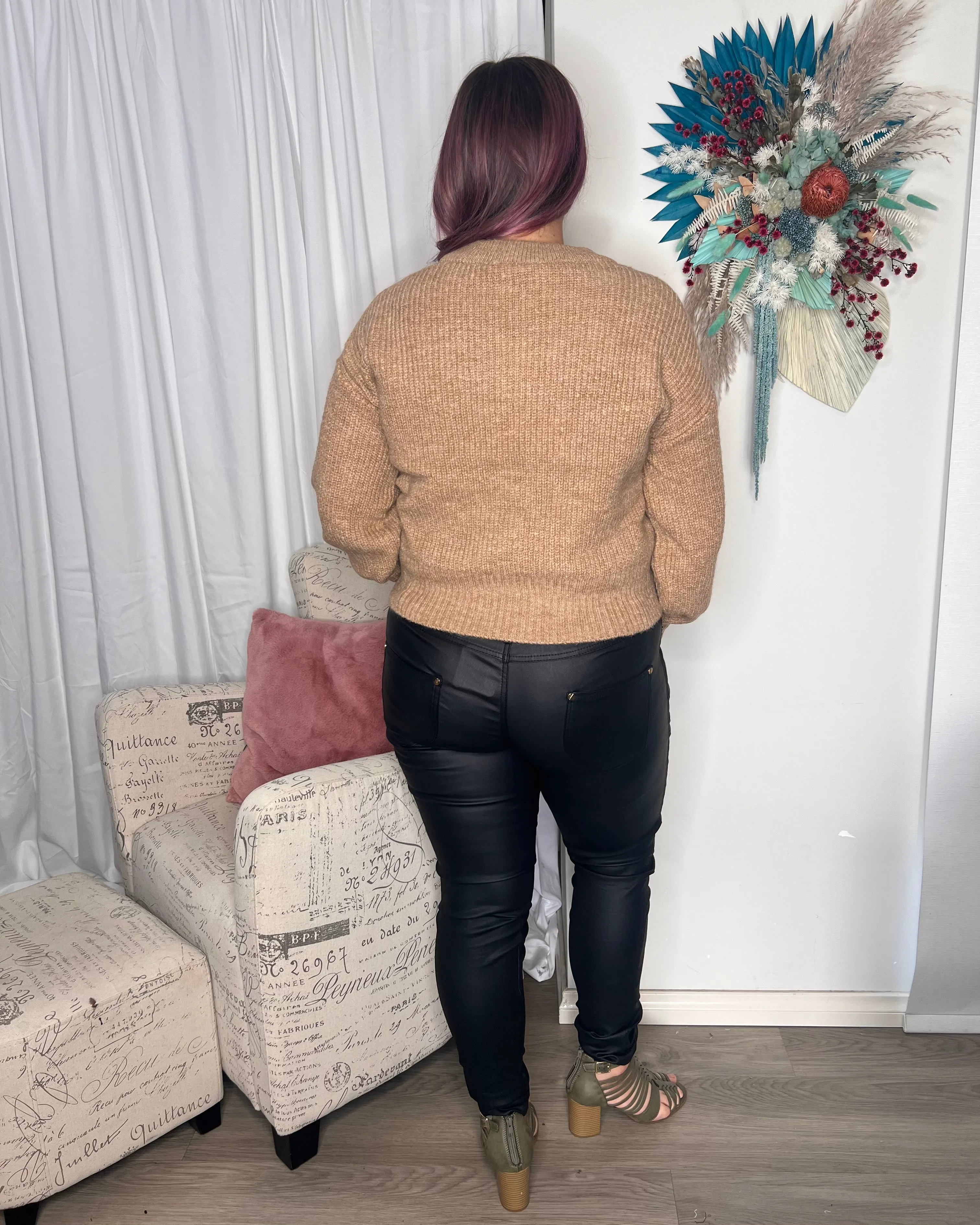 Leather Look Pants