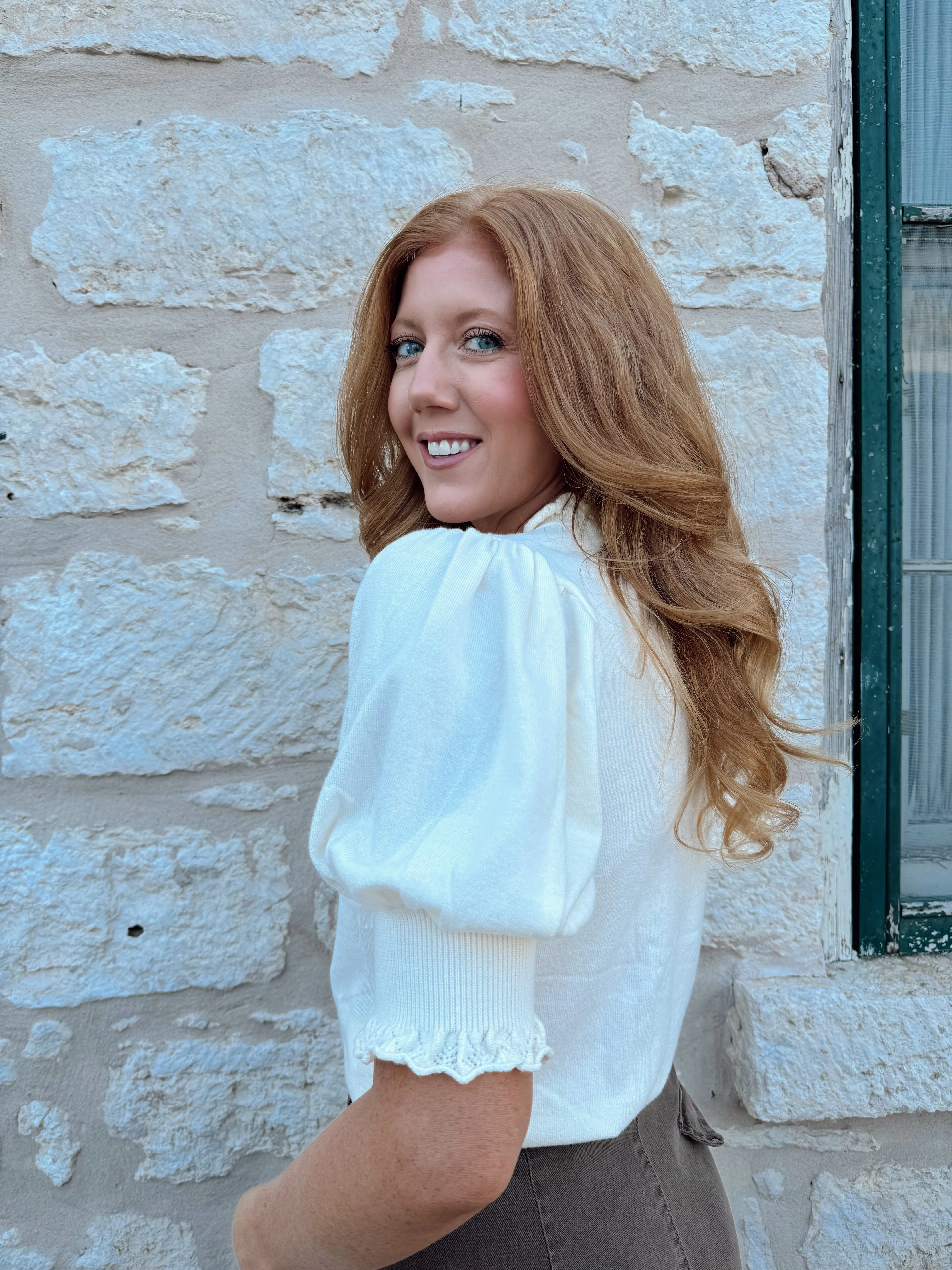 London Short Sleeve Sweater