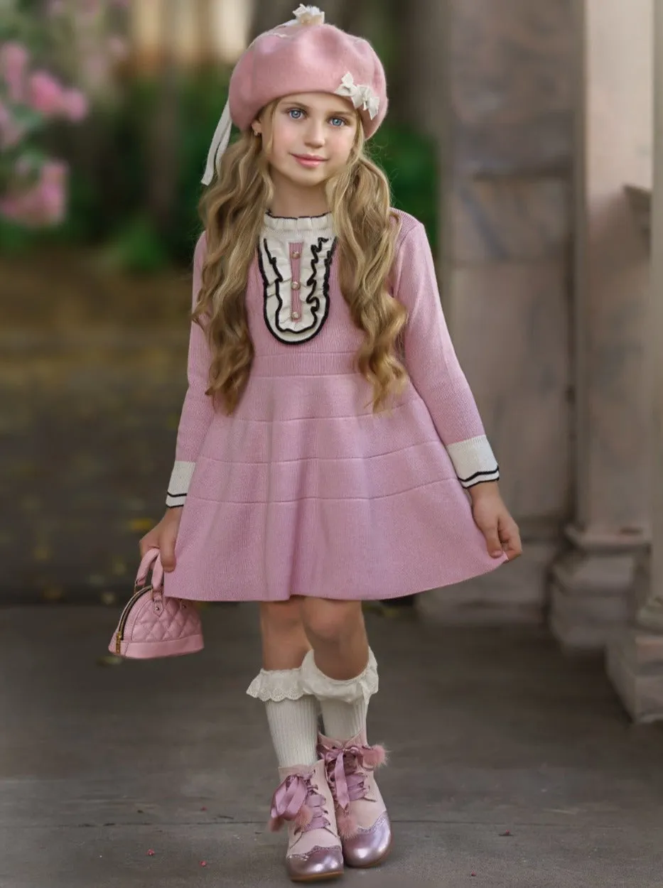 Look Your Best Ruffle Bib Dress