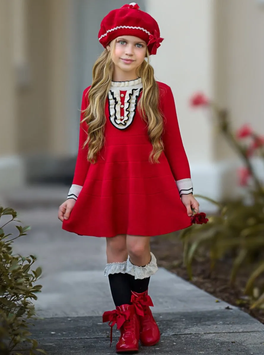 Look Your Best Ruffle Bib Dress