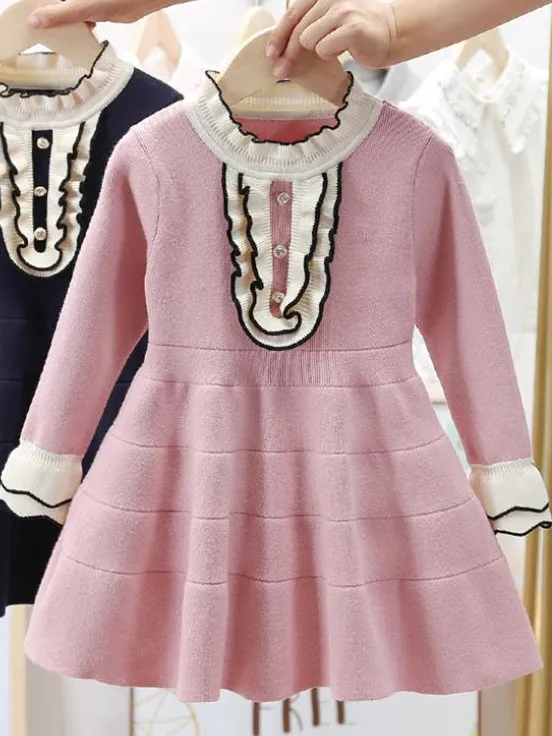 Look Your Best Ruffle Bib Dress