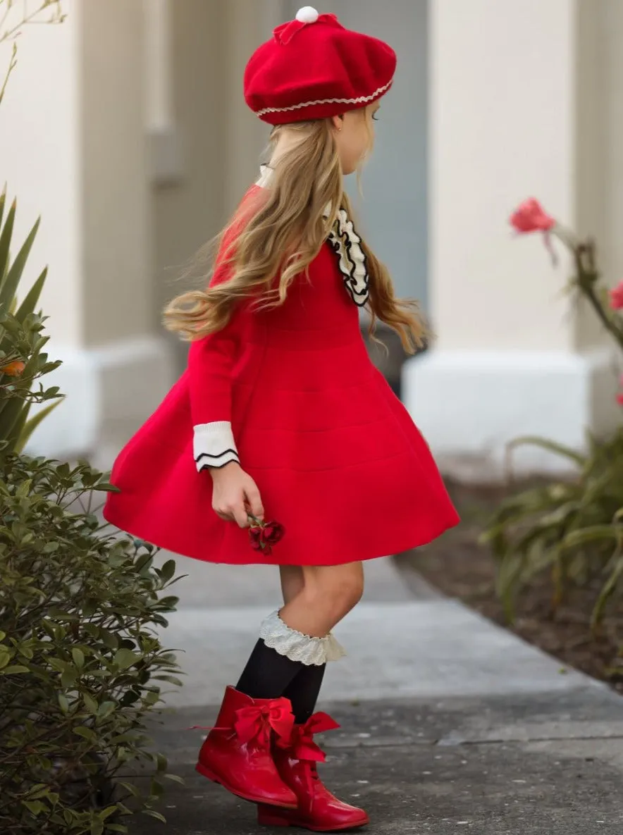 Look Your Best Ruffle Bib Dress