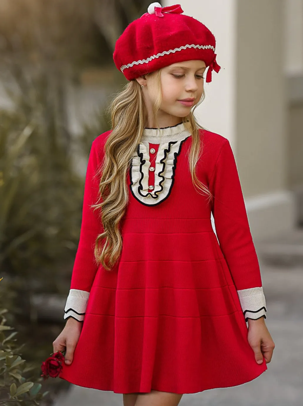 Look Your Best Ruffle Bib Dress