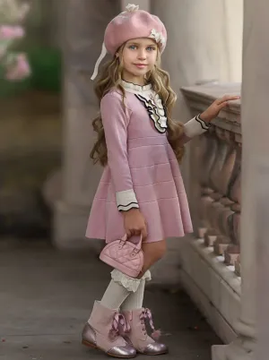 Look Your Best Ruffle Bib Dress