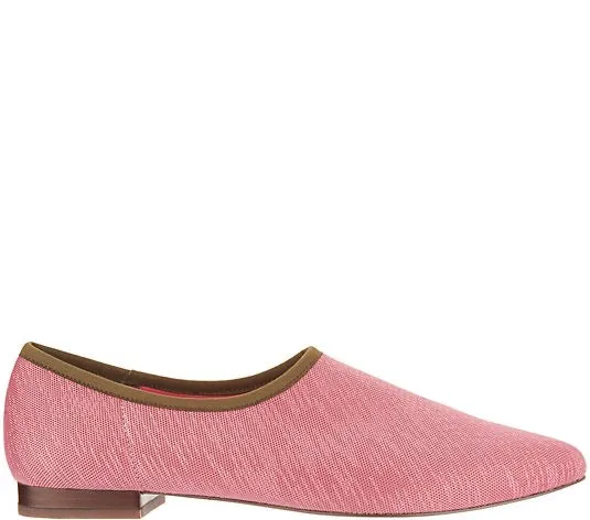 Lori Goldstein Collection Stretch Knit Slip On Flat, Size 7.5
