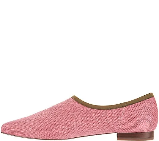 Lori Goldstein Collection Stretch Knit Slip On Flat, Size 7.5