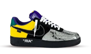 LOUIS VUITTON NIKE AIR FORCE 1 LOW SILVER