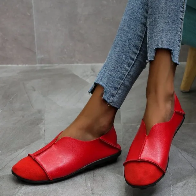 Luscious Leather Unlined Moccasin Style Shoes