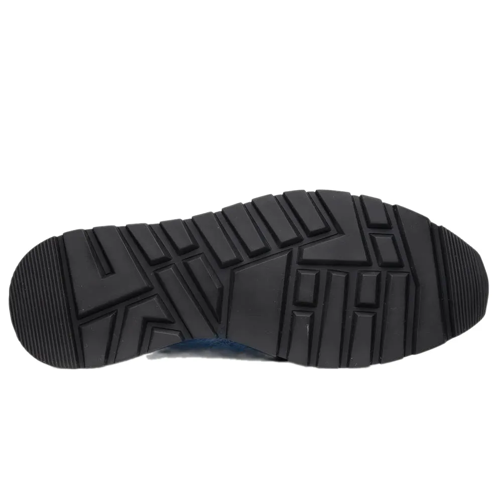 Marco Di Milano Scanno Ostrich and Rubber Navy