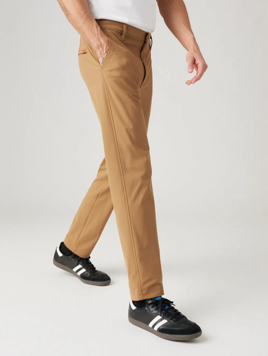 Men's Brown Regular Fit Chinos