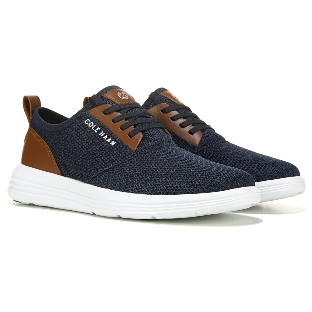 Men's knitted Grandsport Journey Cole Haan sneakers, blue
