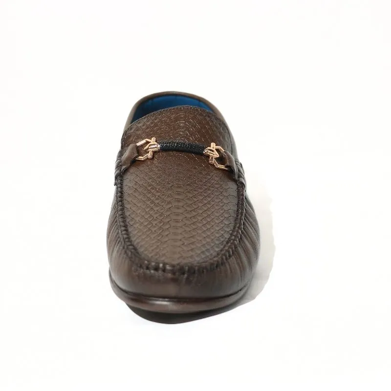 Men's Textured Loafers