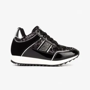 Mum's Black Sequins Sneakers